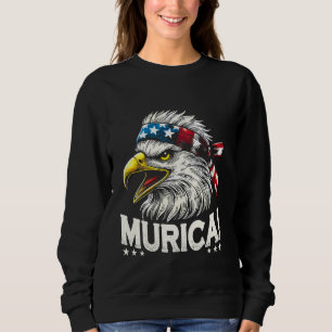 Bald Eagle US Flag Murica! Patriotischer Amerikane Sweatshirt