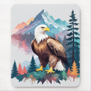 Bald Eagle Vector Art Mousepad