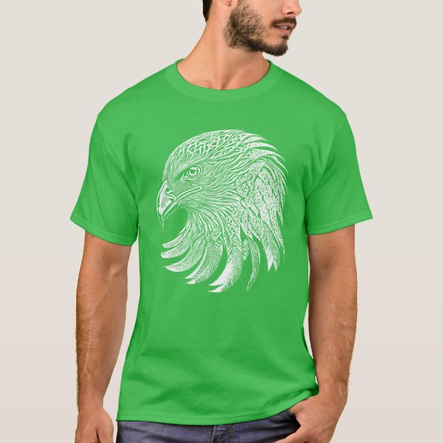 Bald eagle vintage art gift T-Shirt (Vorderseite)