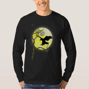 Bald Eagle Vollmond Licht Natur Vogelbeobachtung T-Shirt