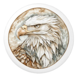 Bald Eagle Wild Tame und Zeitlose Sammlung Keramikknauf