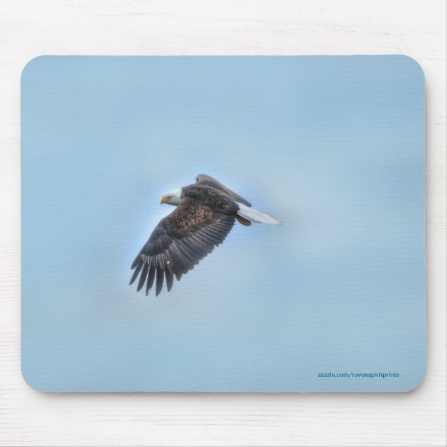 Bald Eagle Wildife Foto 4 Mousepad (Vorne)
