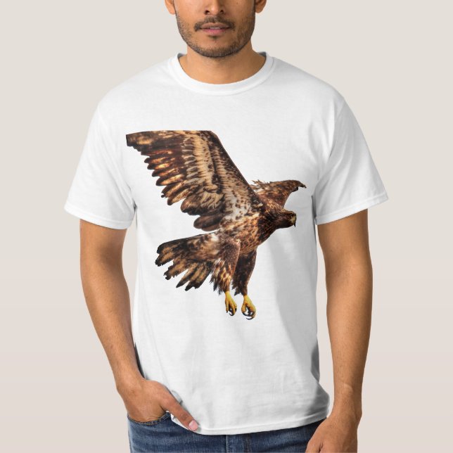 Bald Eagle Wildlife Fotografie Birdlover Design T-Shirt (Vorderseite)