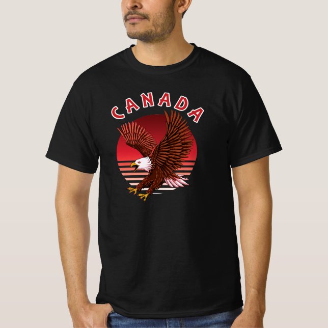Bald Eagle Wildlife - Kanada T-Shirt (Vorderseite)