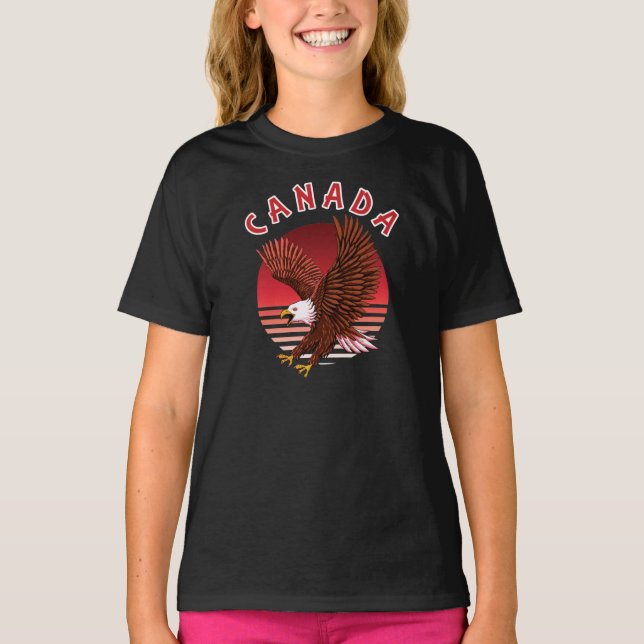 Bald Eagle Wildlife - Kanada T-Shirt (Vorderseite)