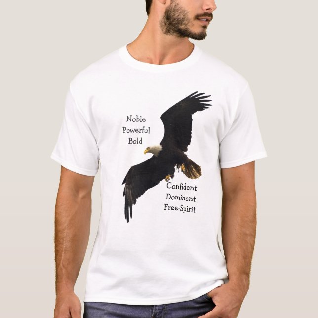 Bald Eagle Wildlife-lover T - Shirt (Vorderseite)