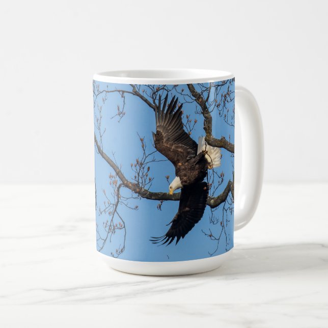 Bald Eagle Wing Drop Kaffeetasse (VorderseiteRechts)