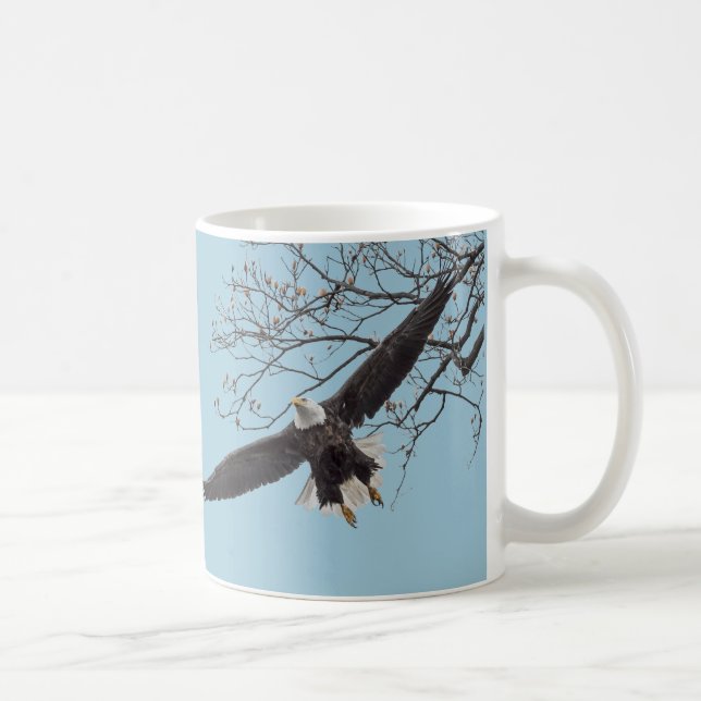 Bald Eagle Wingspread Kaffeetasse (Rechts)