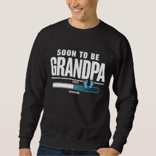 Bald Großvater werdender Mann EST. 2025 Neuer Groß Sweatshirt