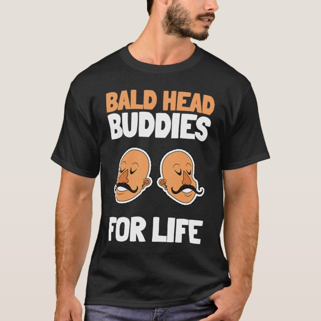 Bald Guy Hair Loss Alopecia And Baldness  2 T-Shirt (Vorderseite)