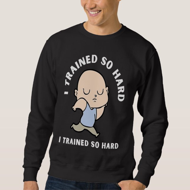 Bald Guy Hair Loss Alopecia And Baldness Sweatshirt (Vorderseite)
