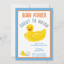 Bald-hatching-Baby-Baby-Party-Einladung