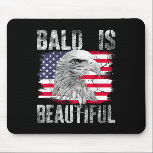 Bald ist eine wunderschöne amerikanische Fahne der Mousepad