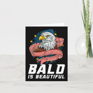 Bald ist schön 4. Juli Patriotic Adler Usa Karte