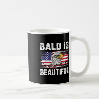 Bald ist schön 4. Juli Unabhängigkeitstag Bal Kaffeetasse