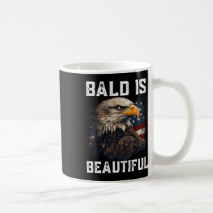 Bald ist schön 4. Juli Unabhängigkeitstag Bal Kaffeetasse