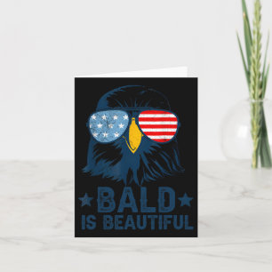 Bald ist schön 4. Juli Unabhängigkeitstag Bal Karte