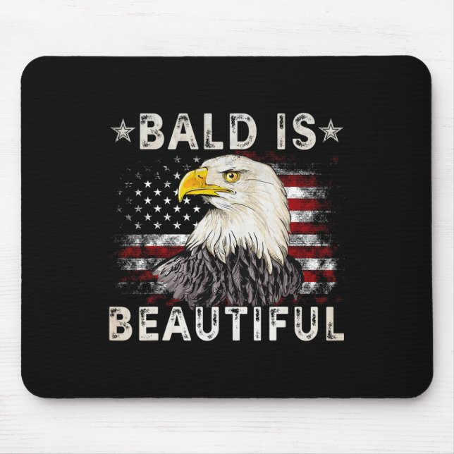 Bald ist wunderschön 4. Juli Unabhängigkeitstag. Mousepad (Vorne)