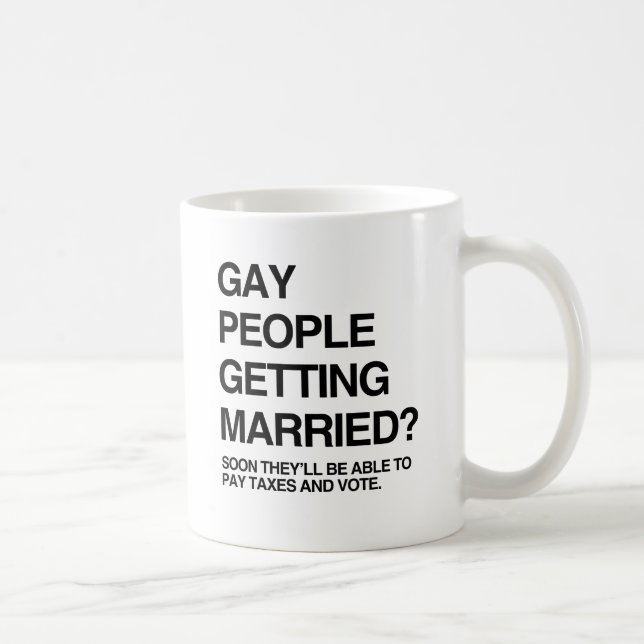 BALD KINDER KÖNNEN STEUERN UND ABSTIMMEN KAFFEETASSE (Rechts)