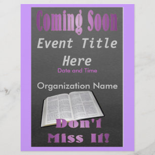 Bald kommt Flyer Lila