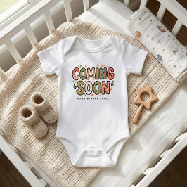Bald kommt Sommer Herbst | Schwangerschaftsankündi Baby Strampler