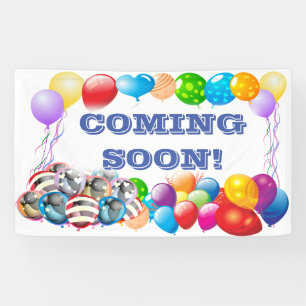 Bald kommt Vinyl Banner 3' x 5' Banner
