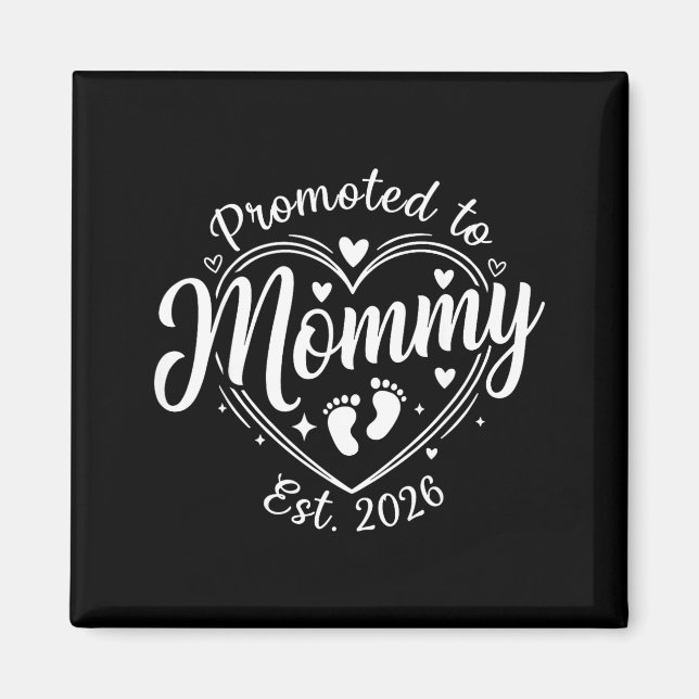 Bald Mama 2026 neue werdende Mutter Baby Magnet (Vorne)