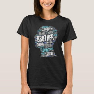 Bald Man Brother Sibling Vatertag T-Shirt