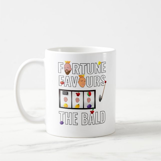 Bald Mann lustig Top lustige Glatze Witz Geschenk  Kaffeetasse (Links)