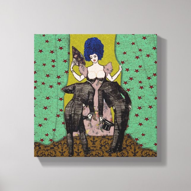 Bald Men ~ 10x10.75 dick gezogene Canvas Leinwanddruck (Vorderseite)