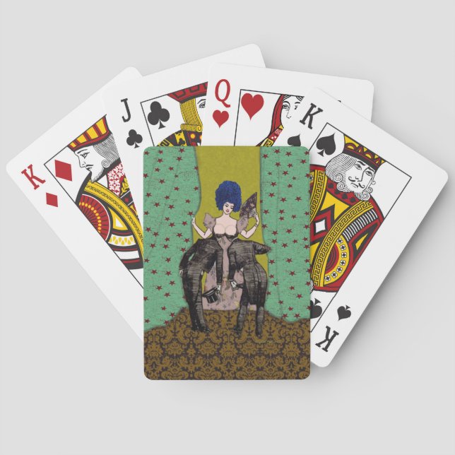 Bald Men ~ Kartenspielen / Poker Standard Spielkarten (Rückseite)