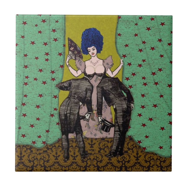 Bald Men ~ TILE Small 4.25"x4.25" Fliese (Vorderseite)