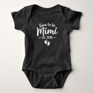 Bald Mimi 2026 Schwangerschaftsankündigung Neu Baby Strampler
