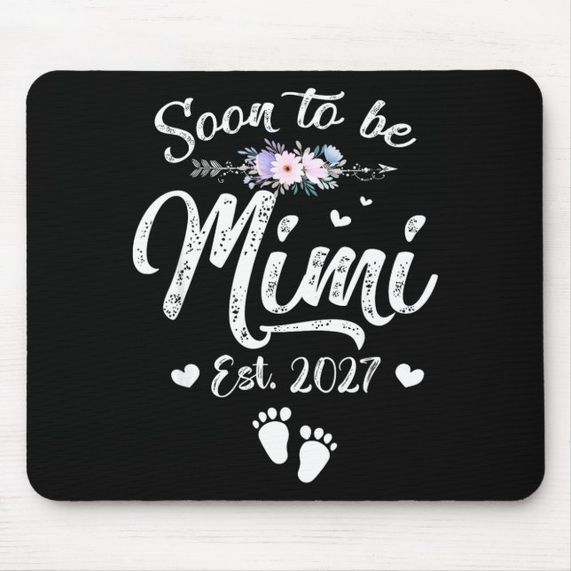Bald Mimi 2027 Muttertag Ft Time Mimi Mousepad (Vorne)