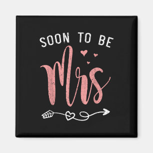 Bald Mrs Junggesellinnen-Abschiedsparty Brautparty Magnet