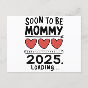 Bald Mutter 2025 Mutter wird beworben Postkarte
