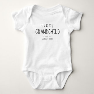 Bald neue Großeltern Date Baby Ankündigung Strampler