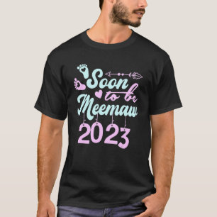 Bald Oma 2023 Erstmalige Mutterschaft Schwangersch T-Shirt