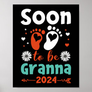 Bald Oma 2024 Zur Oma Befördert  Poster