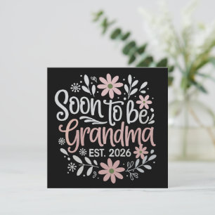 Bald Oma 2026 Schwangerschaftsankündigung Einladung