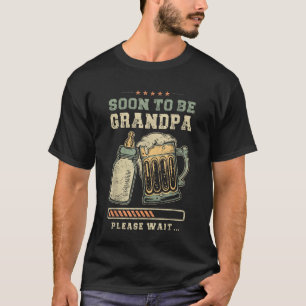 Bald Opa, Baby-Ankündigung, Erwarte  T-Shirt