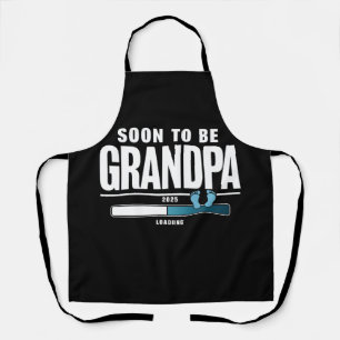 Bald Opa werdender Mann EST. 2025 Neuer Opa  Schürze