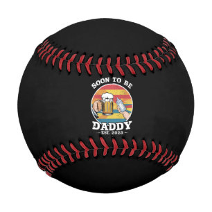 Bald Papa 2025 Erster Papa 2025 Retro Baseball