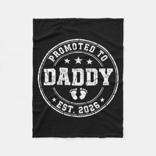 Bald Papa 2026 werdender Vater neuer Daddy Fleecedecke