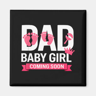 Bald Papa einer Babytochter, erstmaliger Vater Magnet
