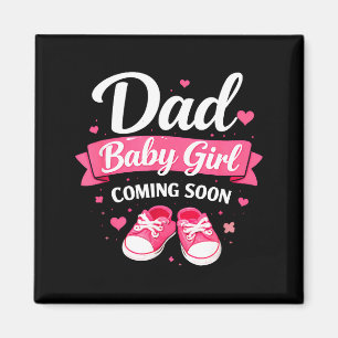 Bald Papa einer kleinen Tochter, erstmalig Vater w Magnet