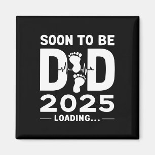 Bald Papa Est 2025 Neuer Papa Zu Sein  Magnet