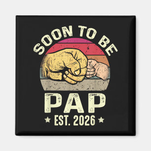 Bald Papa Est 2026 Für Neuen Papa Lustiger Vaterta Magnet