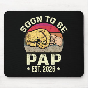 Bald Papa Est 2026 Für Neuen Papa Lustiger Vaterta Mousepad