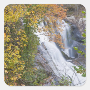 Bald River Falls Quadratischer Aufkleber